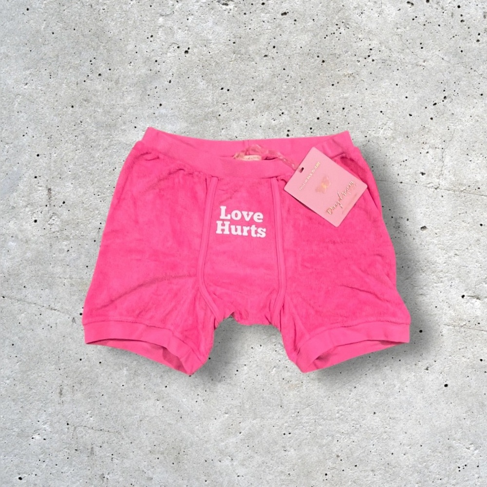 NWT Revolve Daydream Nation Love Hurts Terry Boxer Briefs